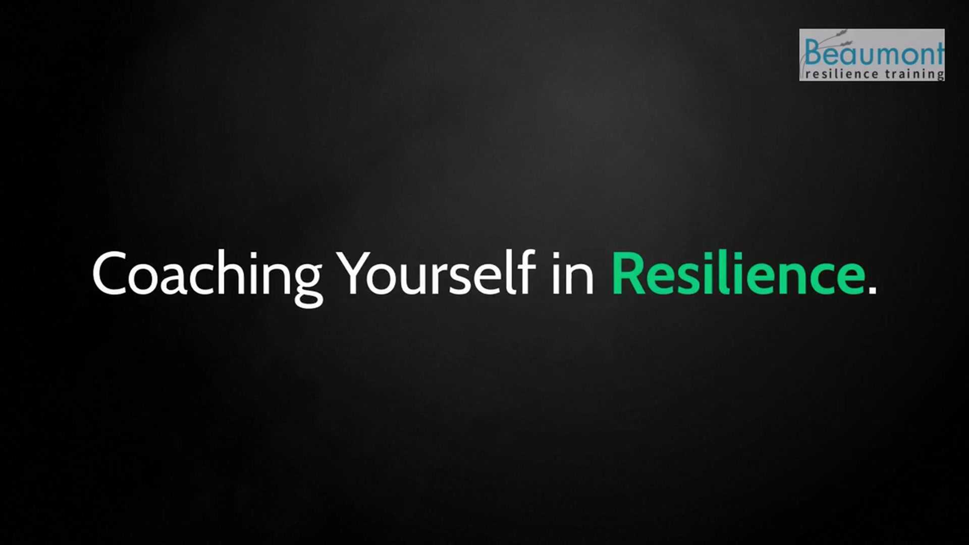Resilience Coaching Course